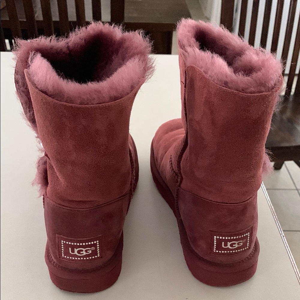UGG Pink Ankle Boots